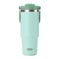 KOTANI金属工業 TYESO ポータブルタンブラー 900ml ミントグリーン KT01-01024-204