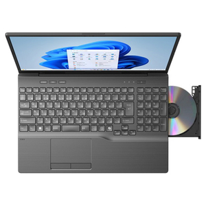 富士通 16型WUXGA/Core i5/Iris Xe グラフィックス/メモリ16GB/約256GB SSD/DVD/WiFi 7 FMV Note A ブライトブラック FMVA53K3BA-イメージ3