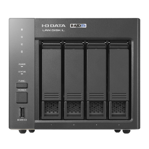 I・Oデータ 10GbE&マルチギガビット対応 Linuxベース 4ドライブNAS 4TB HDL4-LX04-イメージ3