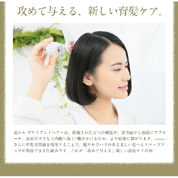 belulu 美顔器 KRD1046-WT ホワイト belulu 美顔器 KRD1046-WT ホワイト belulu 美ルル ブリリアントヘアー