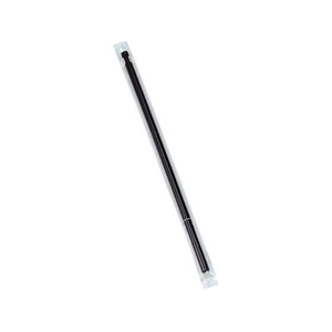 シバセ工業 カラーストロー透明袋入り 500本入 ストレート 黒 FC326LU-7099220-イメージ1