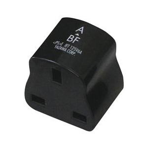 ヤザワ HPJP5 国内用変換プラグBFタイプ ブラック|エディオン公式通販