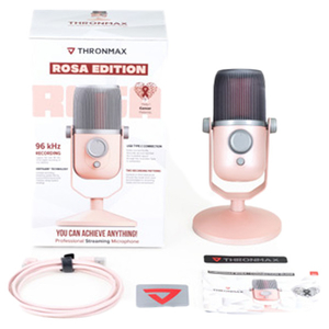 M-GAMING USBマイクロフォン Thronmax ROSA EDITION ピンク MG-M4R-イメージ3