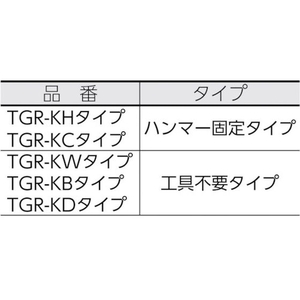 トラスコ中山 ゴムロープ用金具 Wフック 30mm用 1個入 FC981GB-4457153-イメージ2