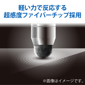 エレコム ゲーミングタッチペン パズル系 超感度 ブラック P-TPGCPZBK-イメージ4