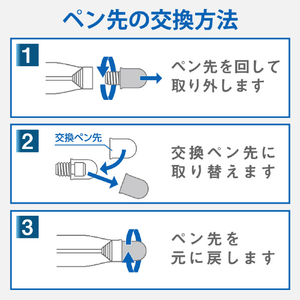 エレコム ゲーミングタッチペン パズル系 超感度 ブラック P-TPGCPZBK-イメージ7