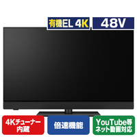 パナソニック 48V型4Kチューナー内蔵有機ELテレビ VIERA TV-48Z90B