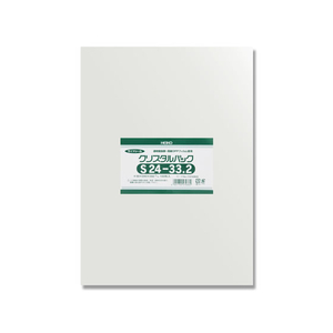 シモジマ クリスタルパック 332×240mm 100枚 S24-33.2 F936220-#6752820-イメージ1