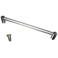 WAKI(和気産業) アルミパイプハンドル シルバー 丸座 210mm FCK0602-AP-433C ﾏﾙ210
