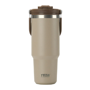 TYESO ポータブルタンブラー 900ml モカブラウン KT01-01024-205-イメージ1