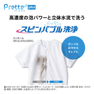 AQUA 10．0kg全自動洗濯機 Prette(プレッテ) ホワイト AQW-VX10P(W)-イメージ14