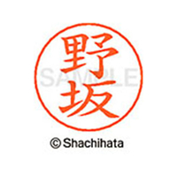 シヤチハタ ネームペン用ネーム シルバー 既製 野坂 FC47378-X-GPS-1607