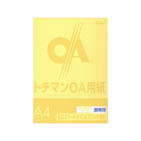 SAKAEテクニカルペーパー 厚口カラーPPC A4 イエロー 100枚×5冊 FC88278-LPR-A4-Y