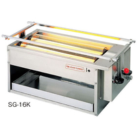 アサヒサンレッド アサヒ/赤外線下火式グリラー 黒潮3号(3連)SG-18K型 LP FC370LB-0856410