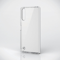 エレコム Xperia 10 IV用ハイブリッドケース クリア PM-X222HVCKCR