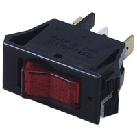 エルパ 照光式スイッチ レッド HK-PSL01H(R)