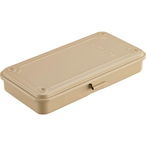 トラスコ トランク型工具箱　２０３Ｘ１０９Ｘ３５　ライトサンド T-19LS-イメージ1