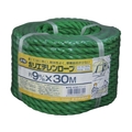 ユタカメイク ロープ PEカラーロープ万能パック 9×30m グリーン FC440GW-8280860