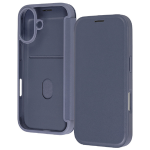 レイ・アウト iPhone 17用クリアフリップケース マグネット / ネイビー RT-P52LCC/N-イメージ1