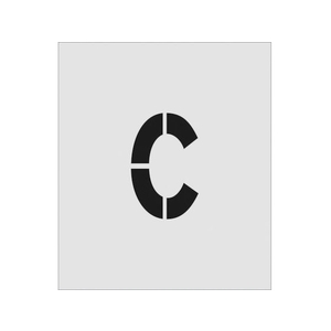 アイマーク ステンシル C 文字サイズ150×95mm FC805JD-8195817-イメージ1