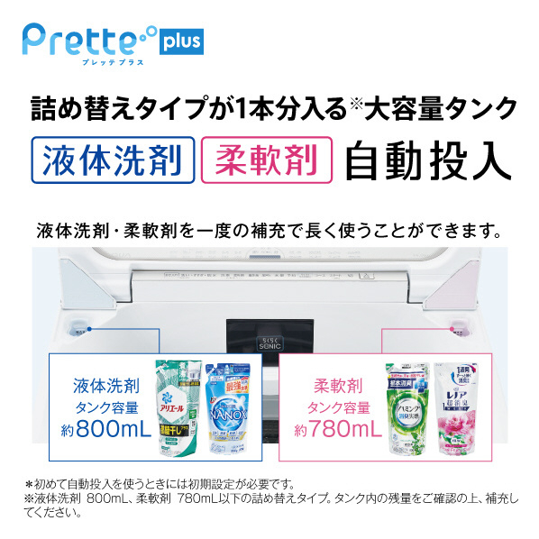 AQUA 9．0kg全自動洗濯機 Prette(プレッテ) ホワイト AQW-VX9P(W) スピンバブル洗浄 0kg