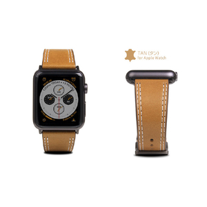 SLG Design Apple Watch 49/45/44/42mm用バンド Italian Temponata Leather タン SD16050AW-イメージ15