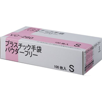 伊藤忠リーテイルリンク プラスチック手袋 パウダーフリー S 100枚 FCC1919-VC-260S