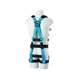 サンコー タイタン/KESEL 江戸鳶ハーネス L 胴ベルト付 墜落制止用器具 ブルー／ガンメタルLワンタッチ45 FC125FL-1613747-イメージ2