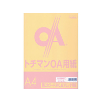 SAKAEテクニカルペーパー 厚口カラーPPC A4 ピンク 100枚×5冊 FC88279-LPR-A4-P