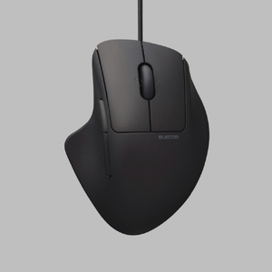 エレコム 有線接続Sサイズマウス“SHELLPHA”チルト機能付き7ボタン ブラック M-SH31UBSKBK-イメージ8