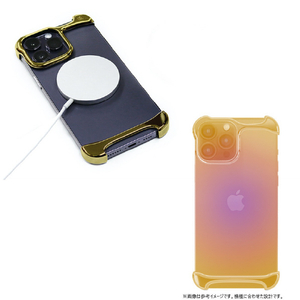 Arc iPhone 16 Pro Max用Arc Pulse アルミ×ミラーゴールド AC27050I16PM-イメージ7