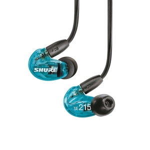 SHURE 密閉カナル型インナーイヤーヘッドフォン トランスルーセントブルー SE215SPE-イメージ1