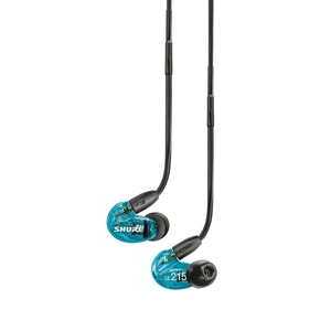 SHURE 密閉カナル型インナーイヤーヘッドホン トランスルーセントブルー SE215SPE-イメージ2