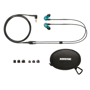 SHURE 密閉カナル型インナーイヤーヘッドホン トランスルーセントブルー SE215SPE-イメージ3
