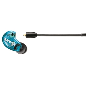 SHURE 密閉カナル型インナーイヤーヘッドホン トランスルーセントブルー SE215SPE-イメージ4