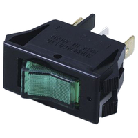 エルパ 照光式スイッチ グリーン HK-PSL01H(G)