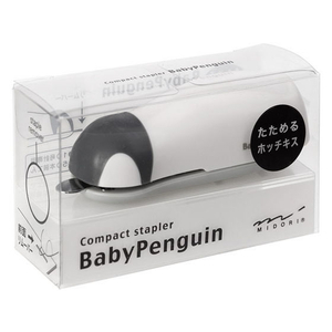 デザインフィル ベビーペンギン ホッチキス 白×5冊 FC36655-49857006-イメージ1