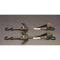 エスコ ベルト荷締機 ラチェット式 カモ 2本組 25mm×3.6m FCZ0095-EA982BA-11B
