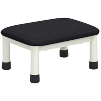 高田ベッド 足踏み台(ミニステップ)ビニルレザー黒 30cm FCG334E-23-2769-0103