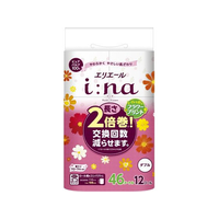 大王製紙 エリエール イーナ トイレットティシュー プリントダブル2倍12R FC097RL