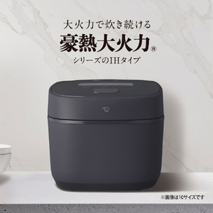 象印 IH炊飯ジャー 極め炊き(5．5合炊き) スレートブラック NW-QB10-BZ-イメージ2