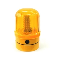 エスコ LED回転灯 マグネット付 黄色 単1×2本 FCZ2482-EA983FS-812