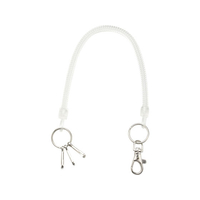 ソニック スパイラルキーチェーン 26cm-120cm 透明 FCG289Y-NF-422-T