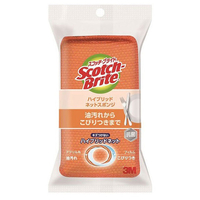スリーエムジャパン スコッチブライト ハイブリッドネットスポンジ 3M オレンジ HBNT75EﾊｲﾌﾞﾘﾂﾄﾞﾈﾂﾄOR