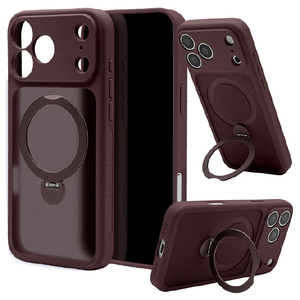 ラスタバナナ iPhone18 Pro Max/17 Pro Max用  　ＺＥＲＯＳＡＦＥ　極　ＳＨＡＦＴ フロストダークレッド 9766IP6DZSFDRD-イメージ1