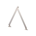 トラスコ中山 TRUSCO　スチール製止付き平棒ステー　全長450mm　左用 TS-51-L