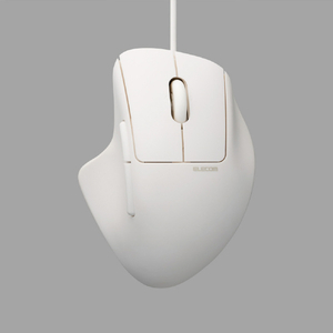 エレコム 有線接続Sサイズマウス“SHELLPHA”チルト機能付き7ボタン ホワイト M-SH31UBSKWH-イメージ8