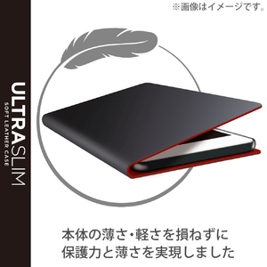 エレコム Xperia 10 IV用ソフトレザーケース ブラック PM-X222PLFUBK-イメージ2