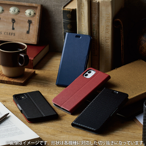 エレコム Xperia 10 IV用ソフトレザーケース ブラック PM-X222PLFUBK-イメージ7