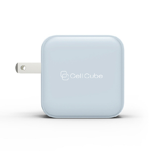 CellCube 2ポートUSB-C Fast Charger(PD20w share) ライトブルー CC-AC04-0511-イメージ2